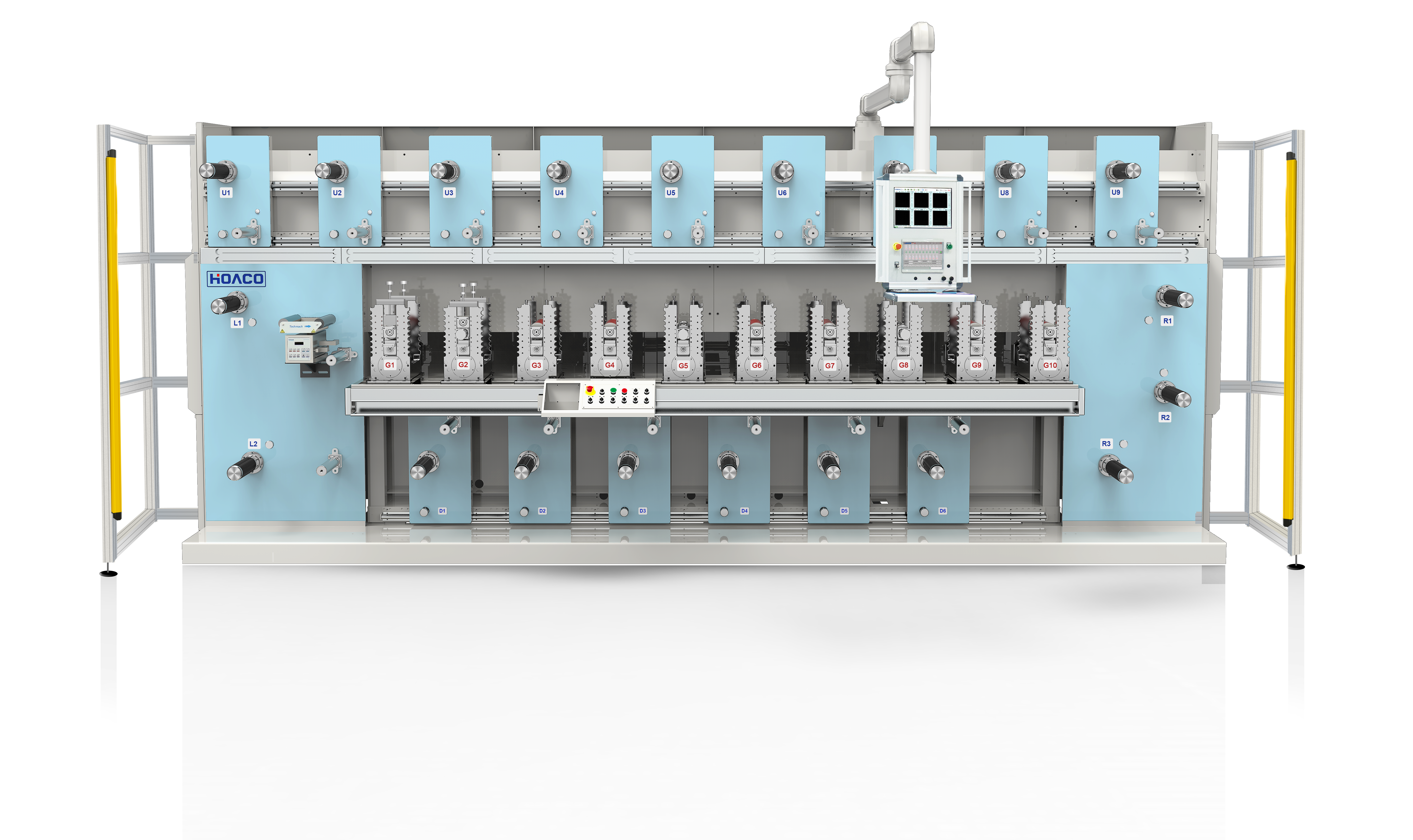 10-Stns RDC Model Front View